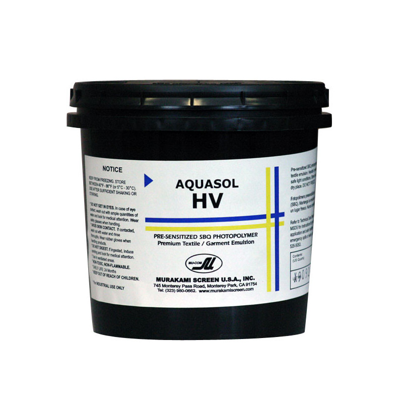 Aquasol HV SBQ Photopolymer Emulsion for Textile HVP