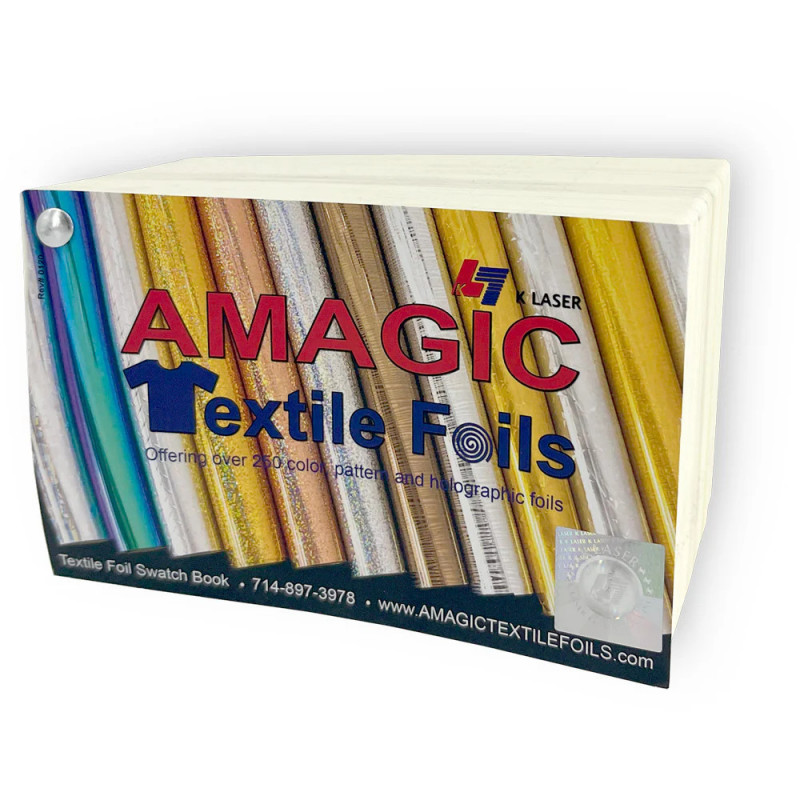 Textile Heat Press Foil Swatch Book